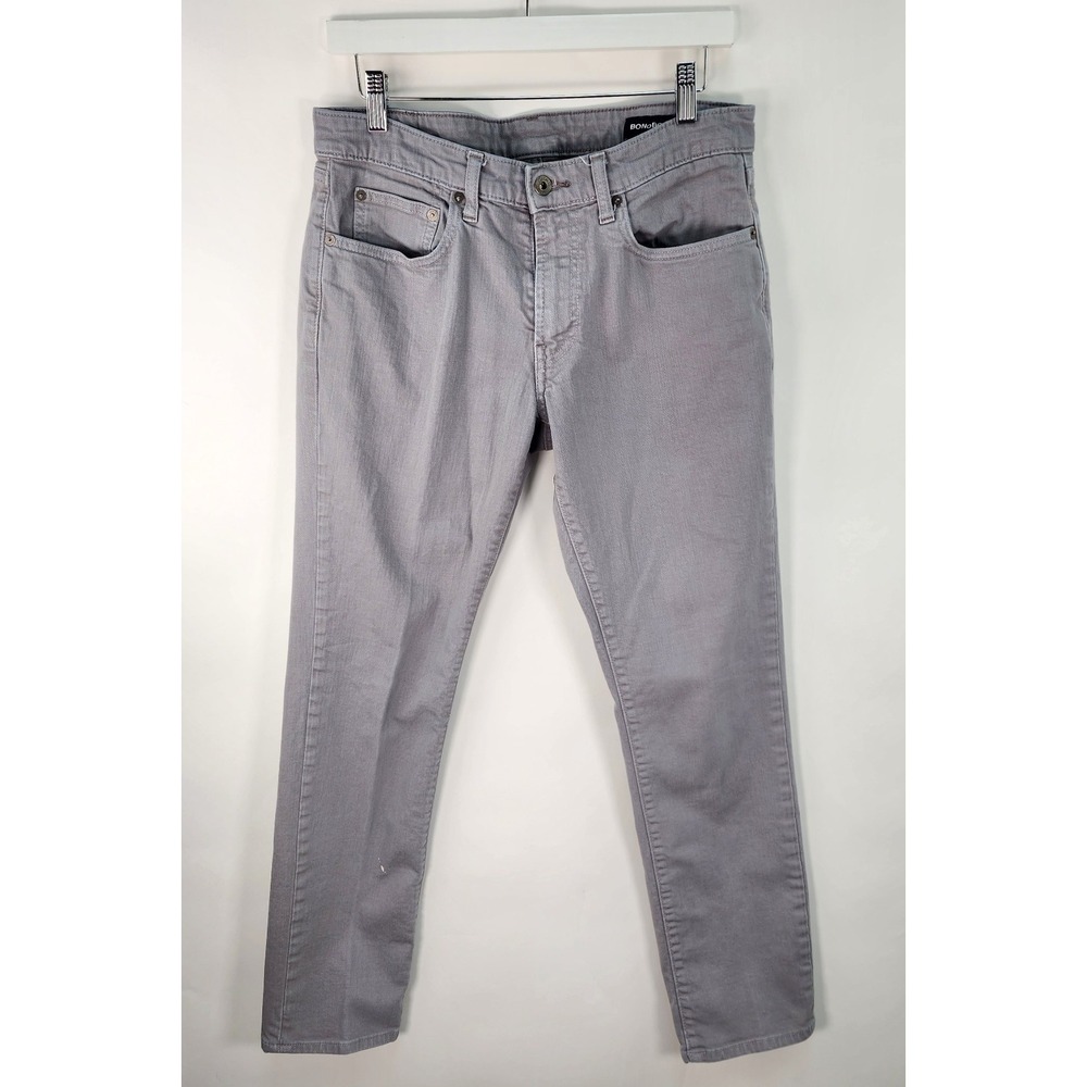 Bonobos Jeans Men's 32x32 Slim Fit Straight Leg Gray Wash Casual